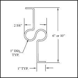 RL8 and RL12 Rebar Positioner Line Drawing