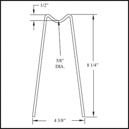 TS1 - Dual Leg Rebar Support